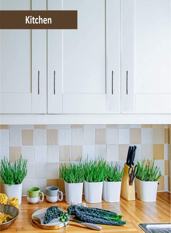 أتوم مقبض سحب خزانة من الزنك من أتوم، 7 بوصات | لون أسود مطفي | بديل لمقابض الأبواب من ماركات أخرى | قضيب دفع الأدراج 545 | عبوة من قطعتين - Image 5